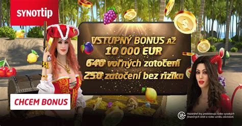 SYNOT TIP vstupný bonus do kasína